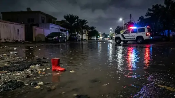 وفاة طفل غرقاً في بركة مياه أمطار