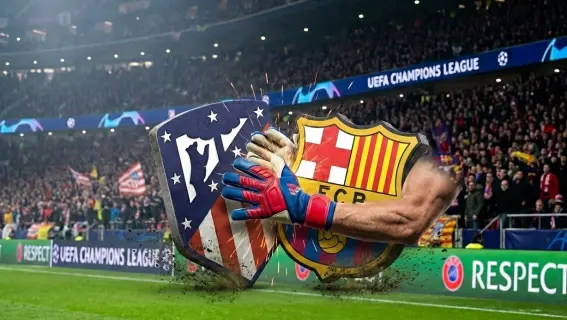 برشلونة ضد اتلتيكو مدريد