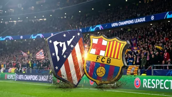 مباراة برشلونة واتلتيكو مدريد