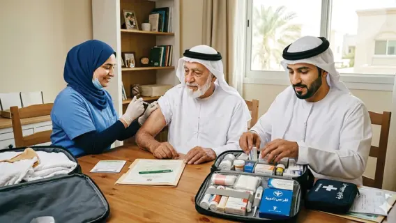 مجموعة حجاج يؤدون مناسك الحج