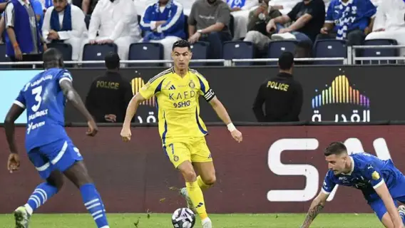 شعارا ناديي النصر والهلال السعوديين