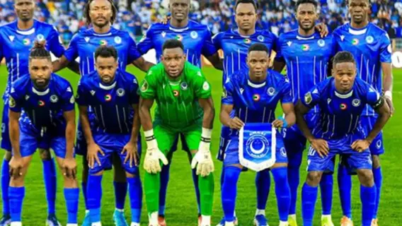 فريق الهلال السوداني يحتفل بالتتويج بلقب الدوري