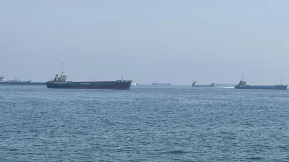 Oil Tanker in Strait of Hormuz