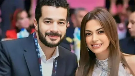 شائعات انفصال شريف سلامة وداليا مصطفي تتصدر التريند من جديد