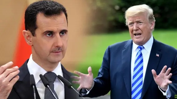 ترامب: الأسد يهرب من سوريا بعد تراجع الدعم الروسي