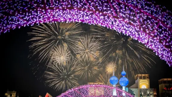 Dubai: Global Village to Feature 7 Drone and Fireworks Shows This Year