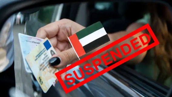 UAE Traffic warns of 3 new cases of driver's license suspension
