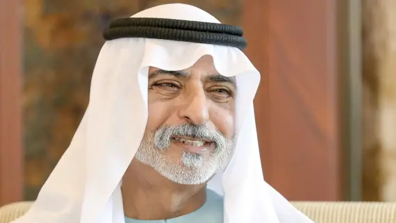 الشيخ نهيان بن مبارك يزور مجلس عائلة المغفور له سعيد لوتاه في دبي