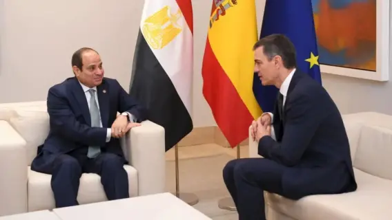 الرئيس السيسي ورئيس وزراء إسبانيا يؤكدان ضرورة التصدي لتهجير الفلسطينيين
