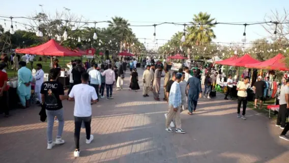 إقبال كبير على الحدائق والمرافق الترفيهية في دبي خلال عيد الفطر