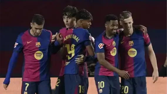 برشلونة ينتزع فوزًا صعبًا ويستمر في صدارة الدوري الإسباني