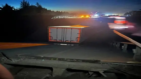 سقوط عشرات الضحايا في انهيار جسر ببريانسك الروسية