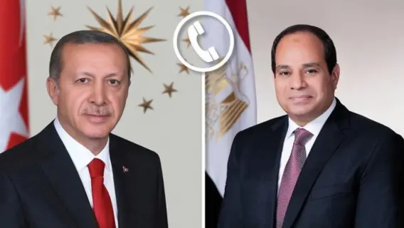 السيسي وأردوغان يحذران من مخاطر التصعيد الإسرائيلي في المنطقة
