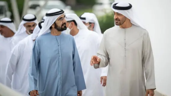 Sheikhs Mohammed bin Zayed and Mohammed bin Rashid Discuss National Affairs