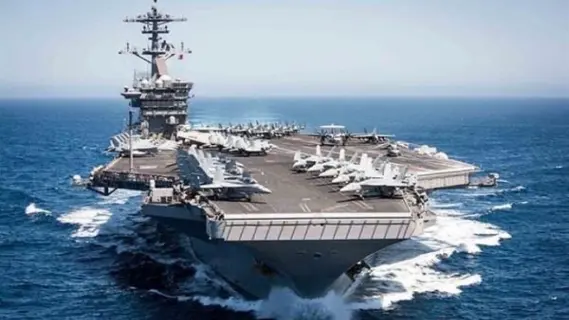 حاملة طائرات أمريكية تختفي عن أنظمة التتبع في طريقها للشرق الأوسط