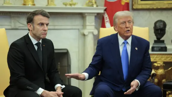ماكرون: التزام قوي من ترمب لوقف النار في غزة