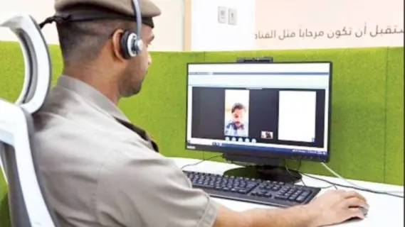 خدمة الاتصال المرئي بإدارة إقامة دبي تتلقى 52.2 ألف مكالمة في نصف عام