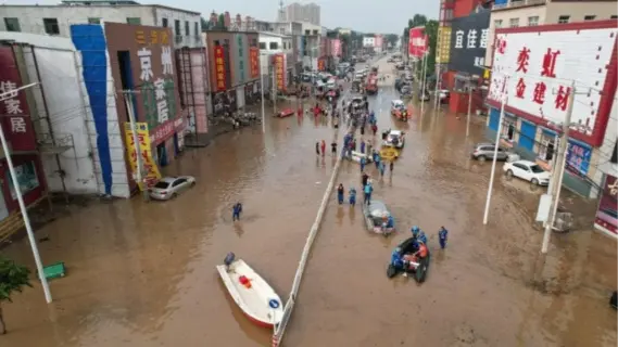 ارتفاع ضحايا الأمطار في الصين إلى 44 قتيلاً و9 مفقودين