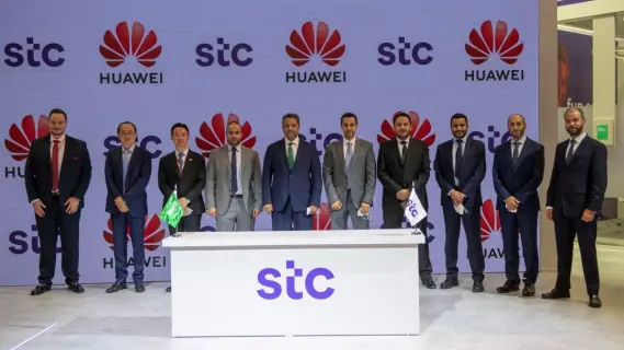 نجاح تجربة عالمية لنقل البيانات بواسطة stc وهواوي