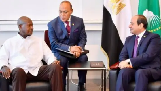 الرئيس السيسي يستضيف رئيس أوغندا لبحث تعزيز العلاقات الثنائية