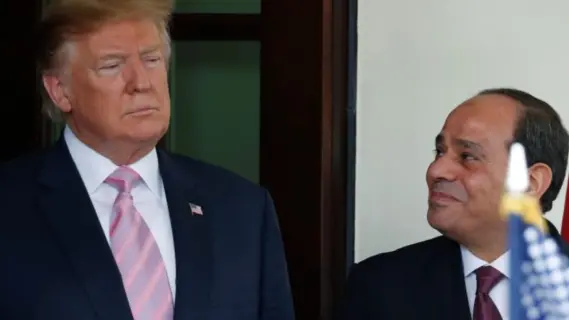 السيسي لترامب: تستحق جائزة نوبل للسلام عن جدارة