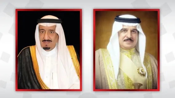 King Salman and Crown Prince offer condolences to the King of Bahrain