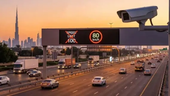 غرامة 400 درهم تنتظرك في هذه الشوارع.. انتبه من كاميرات 'الخط المتصل' الجديدة في دبي!