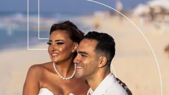 الفنانة بشرى تنفي شائعات انفصالها عن زوجها خالد حميدة