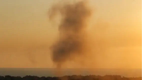 غارة إسرائيلية بالقرب من مطار بيروت على بعد 500 متر