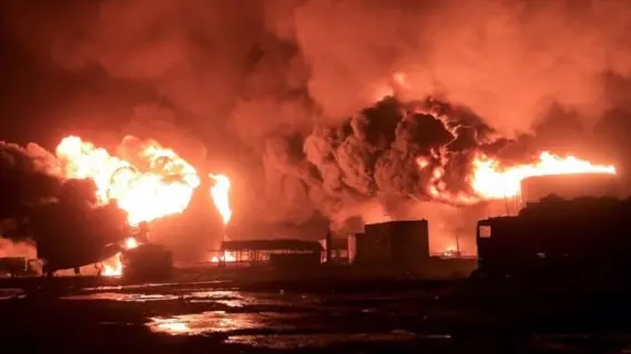 اليمن: غارات إسرائيلية تستهدف منشآت النفط في الحديدة