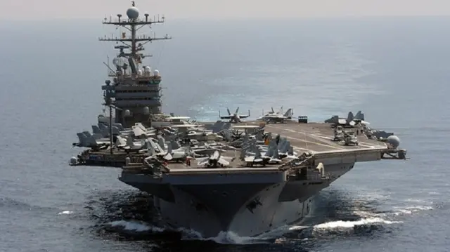 ‏Iran’s Revolutionary Guard Claims Ballistic Missile Strike on USS Abraham Lincoln