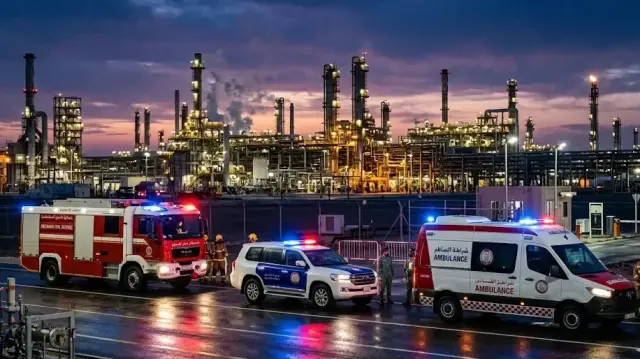 الإمارات تعلن وفاة وافد مصري وإصابة 4 آخرين في حريق بمنشآت الغاز في حبشان بأبوظبي
