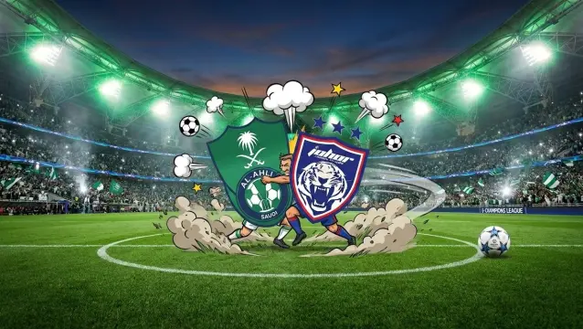 مباراة الأهلي وجوهور الماليزي اليوم في ربع نهائي أبطال آسيا للنخبة .. الموعد والقنوات الناقلة