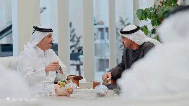 الشيخ محمد بن زايد يستقبل قادة قبرص وقطر في أبوظبي لتعزيز التعاون