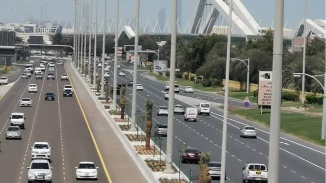 UAE: Starting tomorrow, workers' buses will be banned from using this road