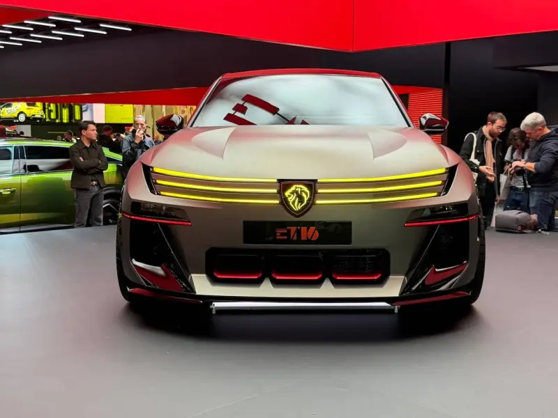 سيارة بيجو E-T16 الاختبارية