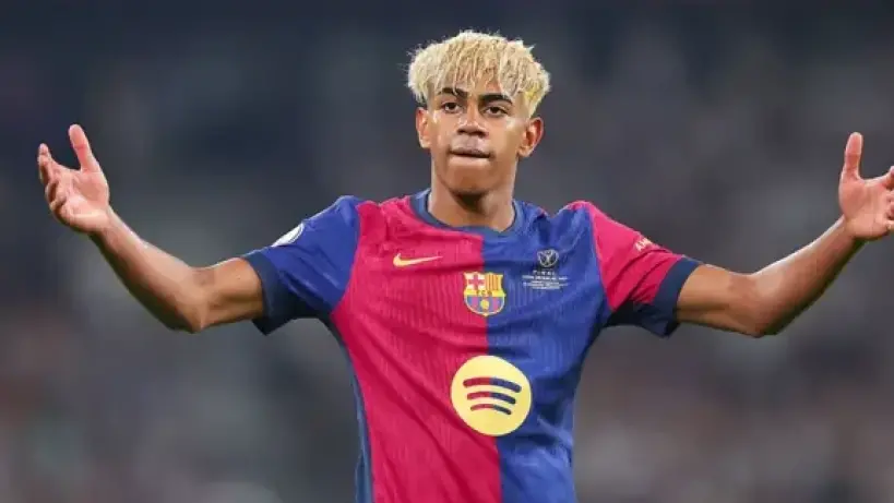 نجم نادي برشلونة يامين يامال جاهز لمباراة اليوم ضد نيوكاسل