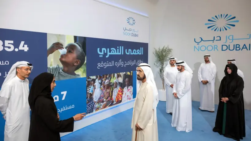 صاحب السمو الشيخ محمد بن راشد آل مكتوم يتحدث في فعالية عامة