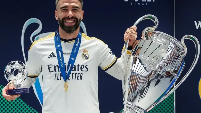 داني كارفاخال أثناء مباراة مع ريال مدريد