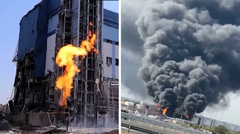 روسيا تشن هجوماً صاروخياً ومسيّرات على كييف