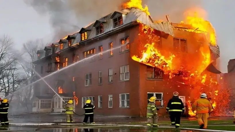 مصرع 17 طالباً وإصابة 30 آخرين جراء حريق في مدرسة وسط كينيا