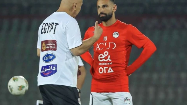 محمد صلاح وحسام حسن