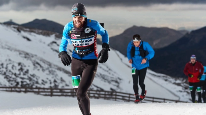 Snow Running Race