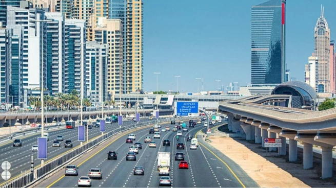 Dubai traffic congestion