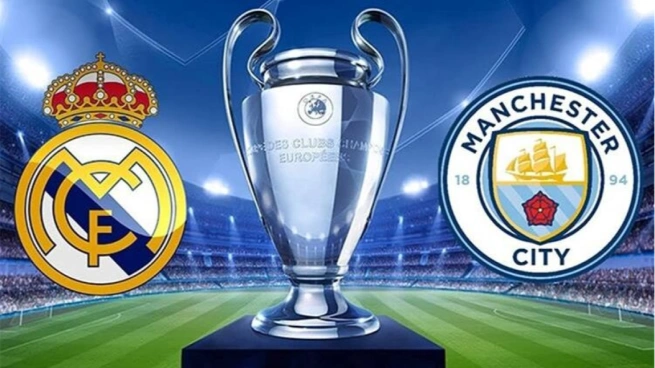 Formation for the match between Manchester City and Real Madrid